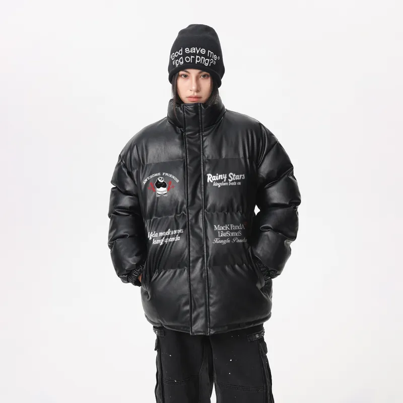 Kung Fu Panda Puffer Jacket Unisex-2