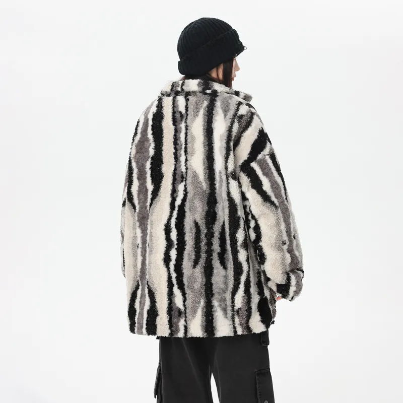 Kung Fu Panda Velvet feel Coat Unisex-4