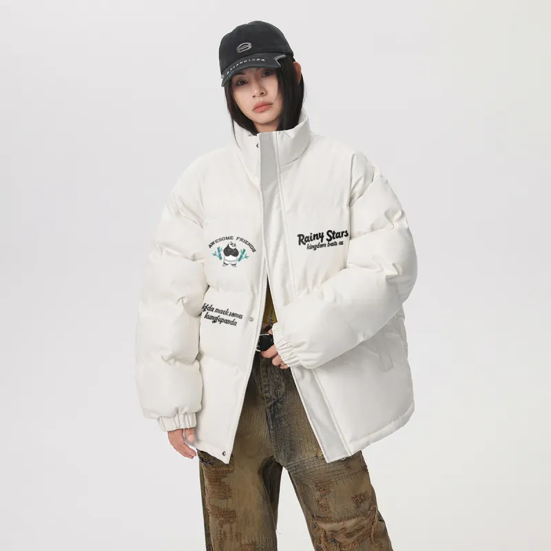 Kung Fu Panda Puffer Jacket Unisex-5