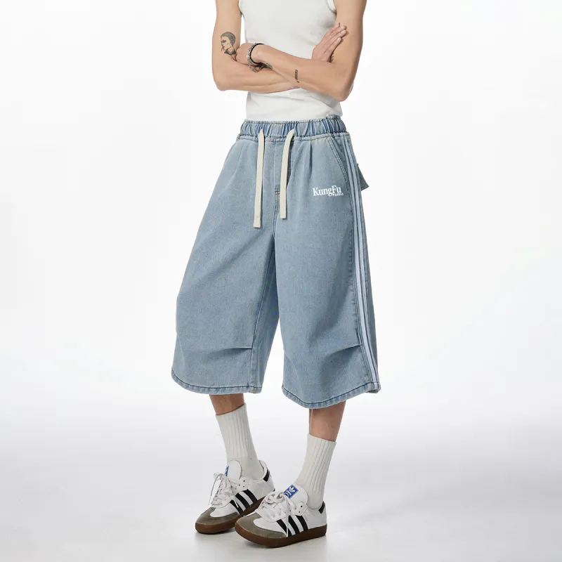 Kung Fu Panda Denim Shorts Unisex-10