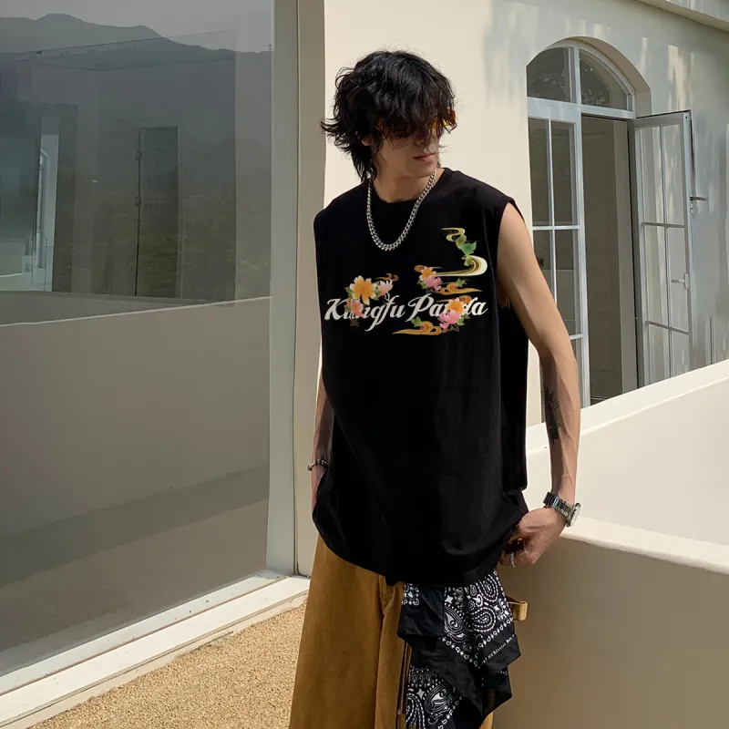 Kung Fu Panda Tank Tops Unisex-5