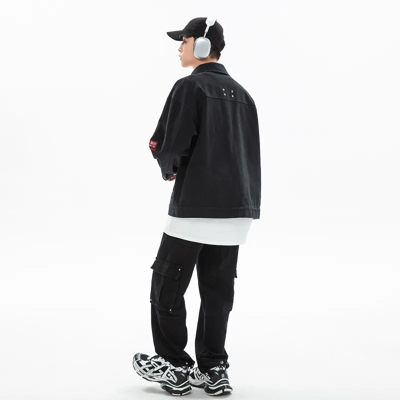 Kung Fu Panda Jackets Coats Unisex Black-6