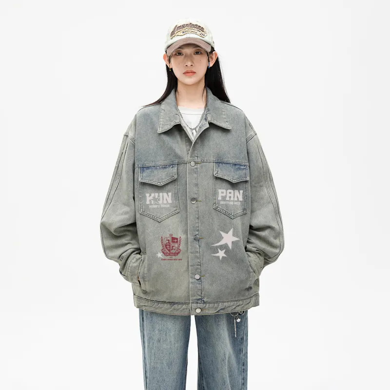 Kung Fu Panda Denim Jackets Unisex-14