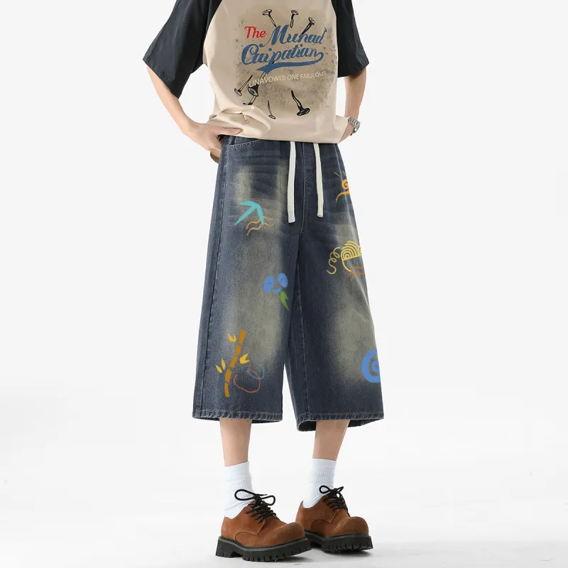 Kung Fu Panda Denim Shorts Unisex-9