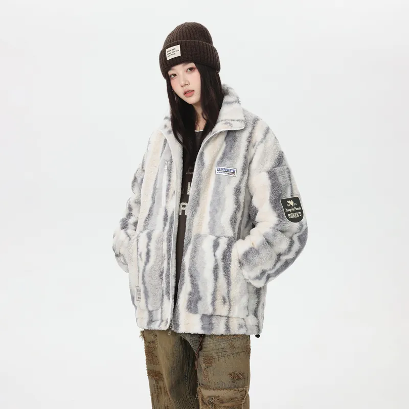 Kung Fu Panda Velvet feel Coat Unisex-12