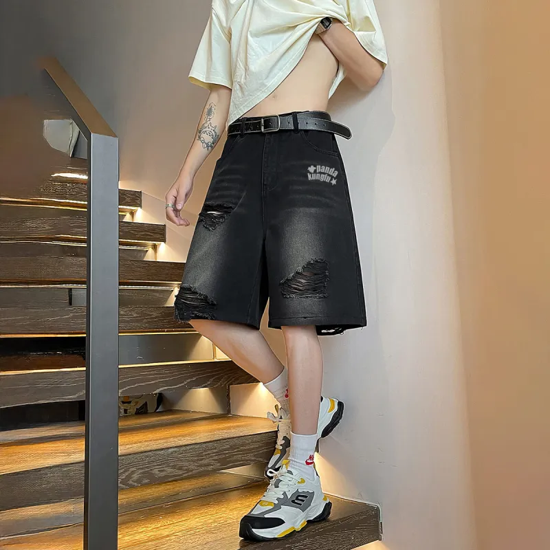 Kung Fu Panda Denim Shorts Unisex-6