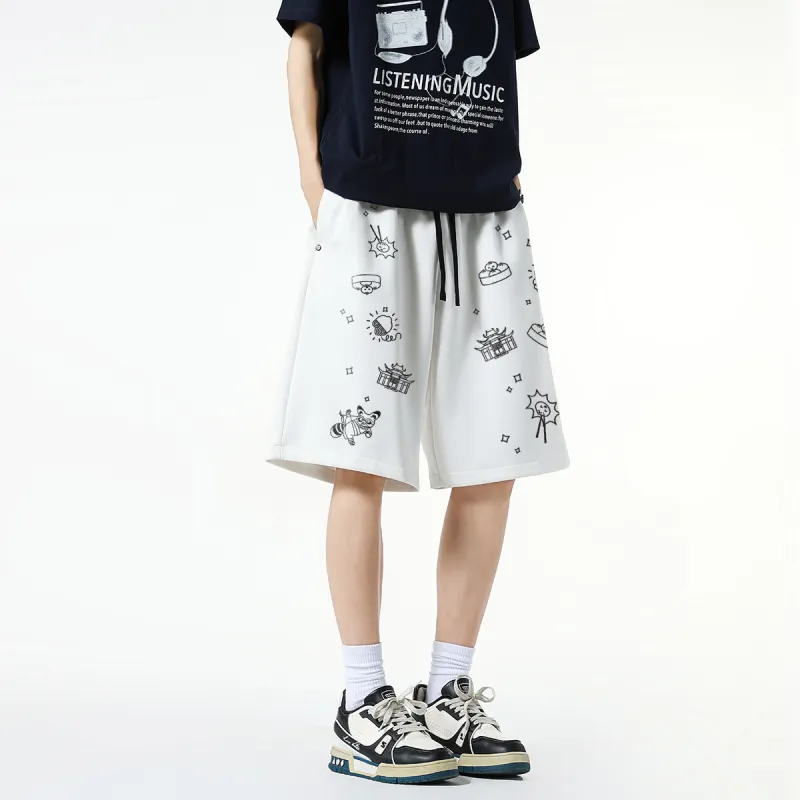 Kung Fu Panda Casual Shorts Unisex-3