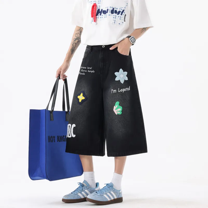 Kung Fu Panda Denim Shorts Unisex-4