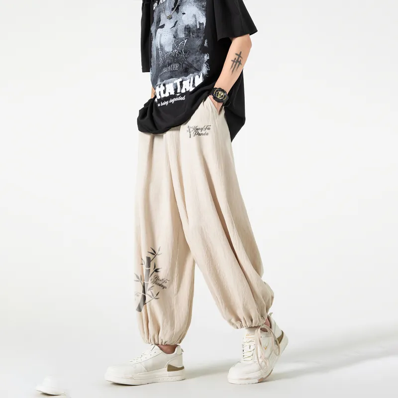 Kung Fu Panda Casual Pants Unisex-13