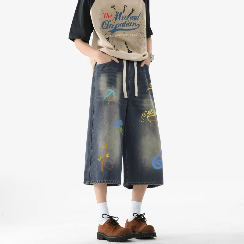 Kung Fu Panda Denim Shorts Unisex-10