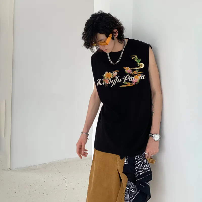 Kung Fu Panda Tank Tops Unisex-4