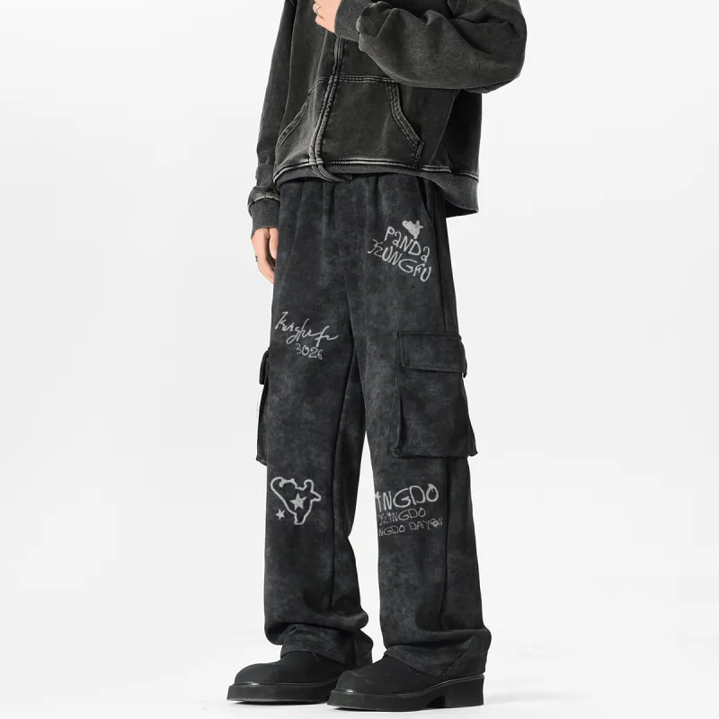 Kung Fu Panda Casual Pants Unisex-11