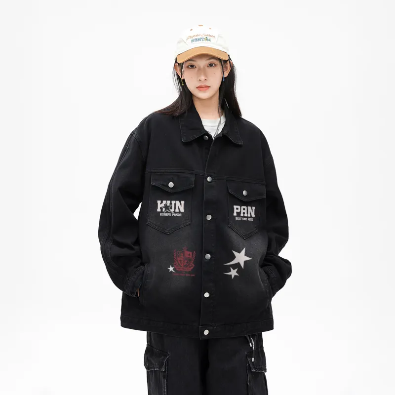 Kung Fu Panda Denim Jackets Unisex-8