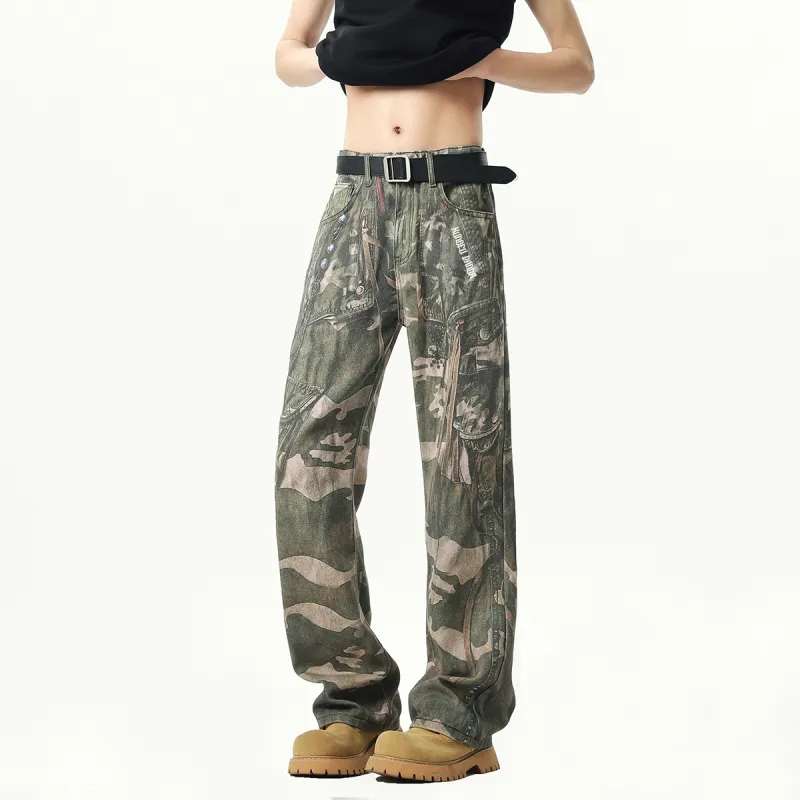 Kung Fu Panda Jeans Unisex Green-4