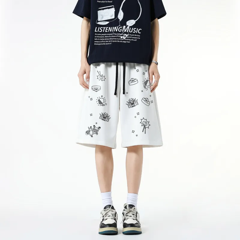 Kung Fu Panda Casual Shorts Unisex-6