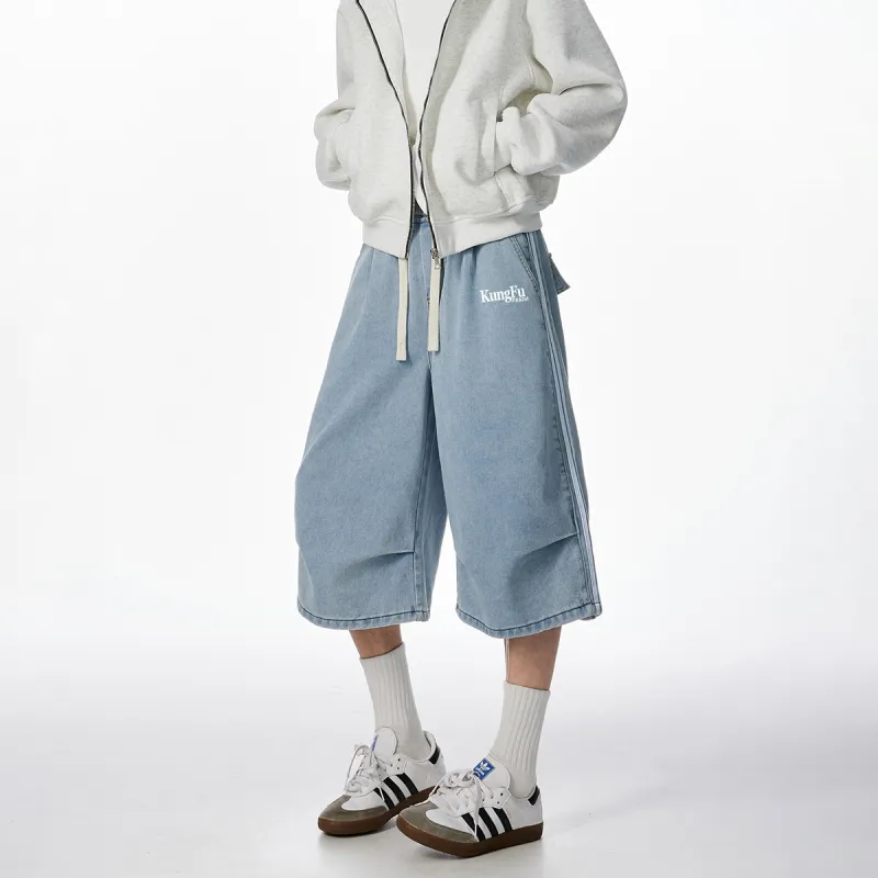 Kung Fu Panda Denim Shorts Unisex-11