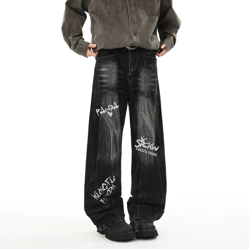 Kung Fu Panda Jeans Unisex-4