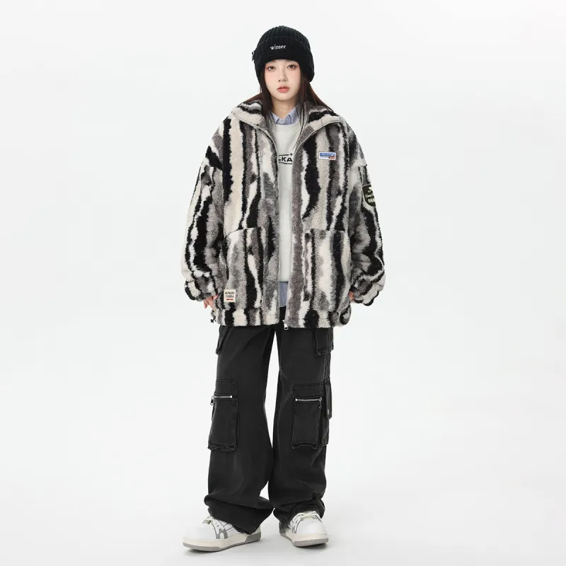 Kung Fu Panda Velvet feel Coat Unisex-2