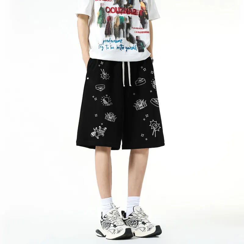 Kung Fu Panda Casual Shorts Unisex-15