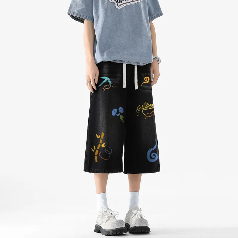 Kung Fu Panda Denim Shorts Unisex-2