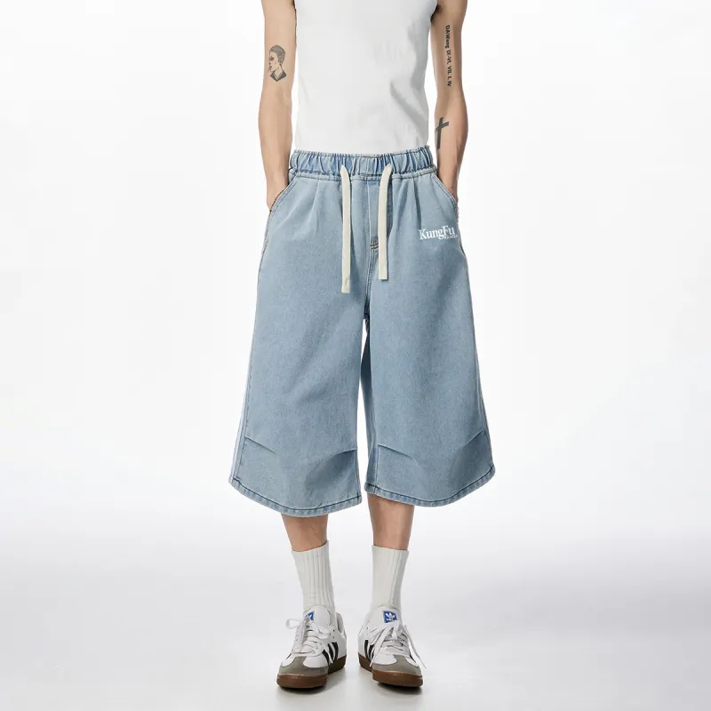 Kung Fu Panda Denim Shorts Unisex-9