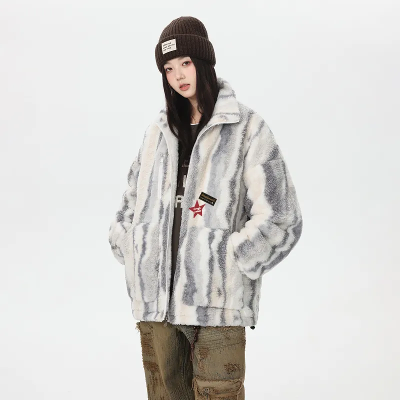Kung Fu Panda Velvet feel Coat Unisex-12