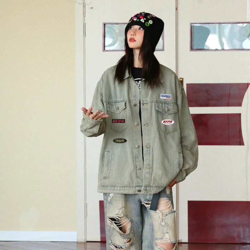 Kung Fu Panda Denim Jacket Unisex-8