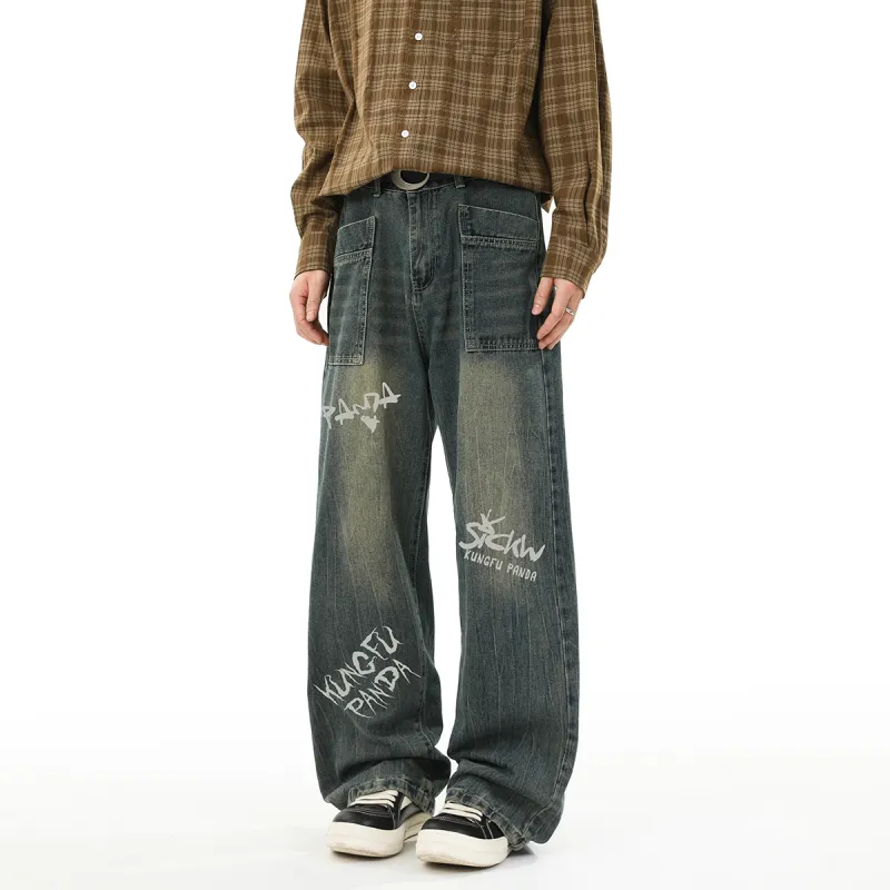 Kung Fu Panda Jeans Unisex-11