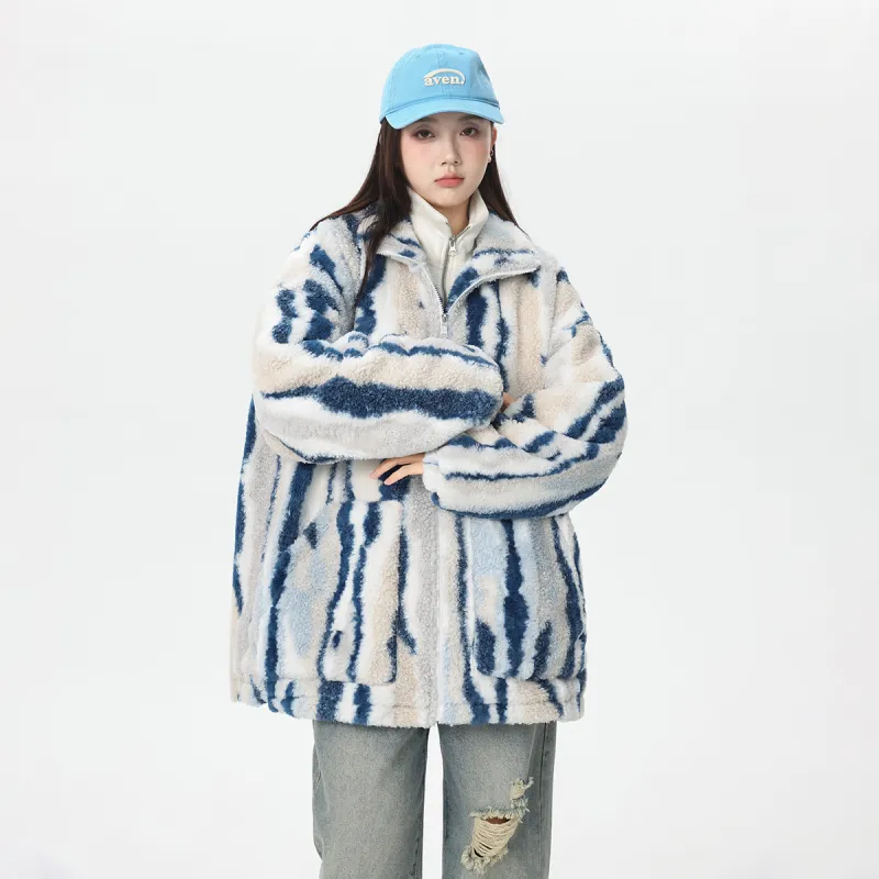 Kung Fu Panda Velvet feel Coat Unisex-7
