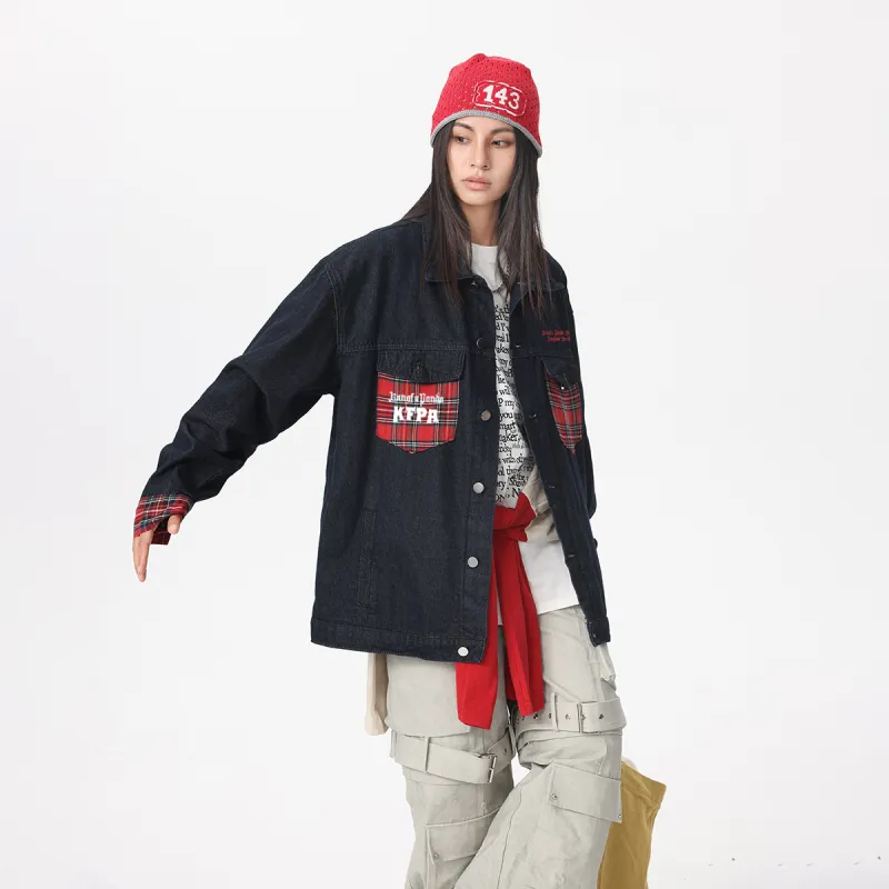 Kung Fu Panda Denim Jacket Unisex Blue-4