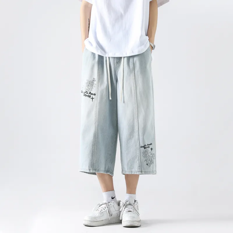 Kung Fu Panda Denim Shorts Unisex-2