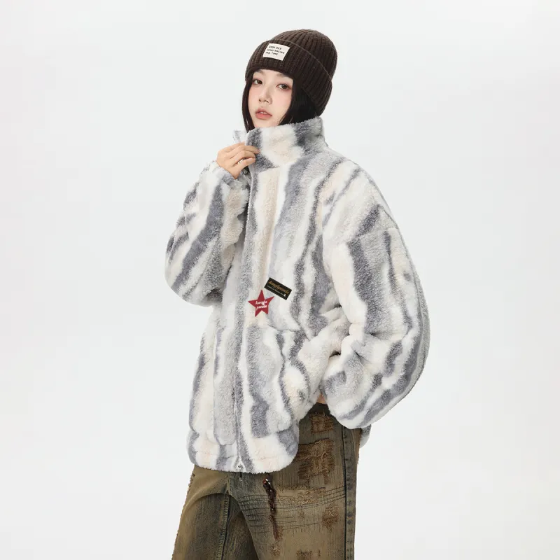 Kung Fu Panda Velvet feel Coat Unisex-14