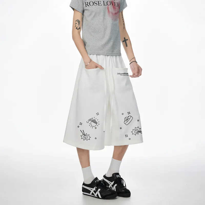 Kung Fu Panda Casual Shorts Unisex-5