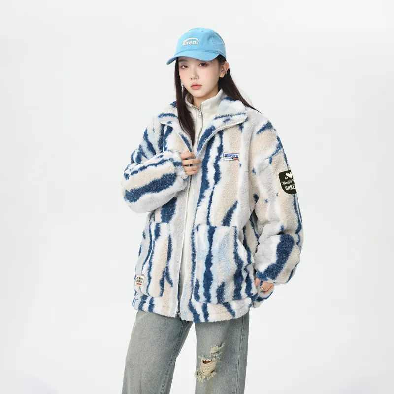 Kung Fu Panda Velvet feel Coat Unisex-8