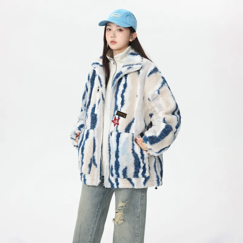 Kung Fu Panda Velvet feel Coat Unisex-8