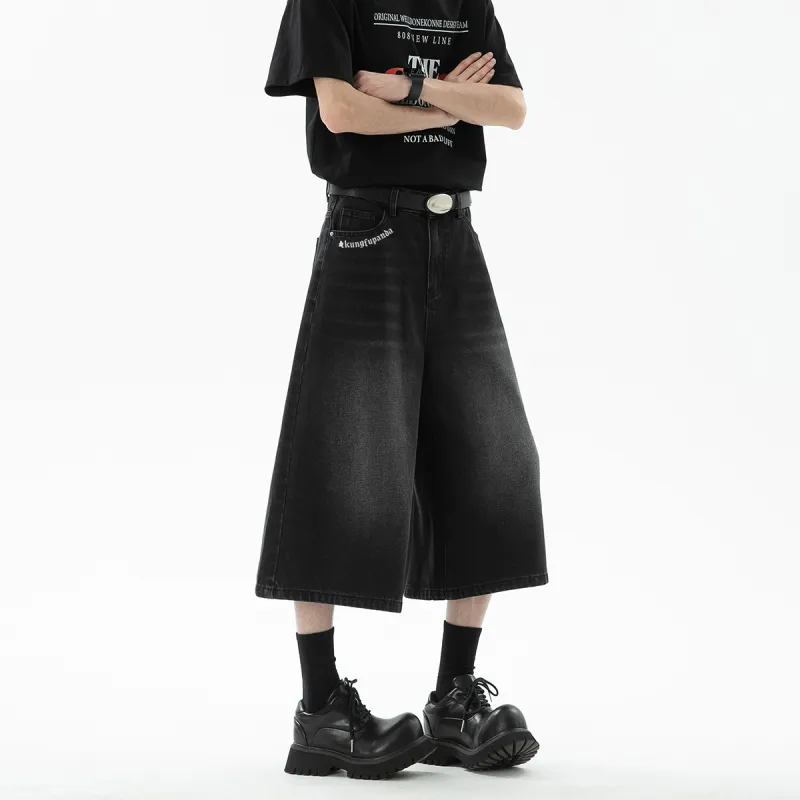 Kung Fu Panda Denim Shorts Unisex-24