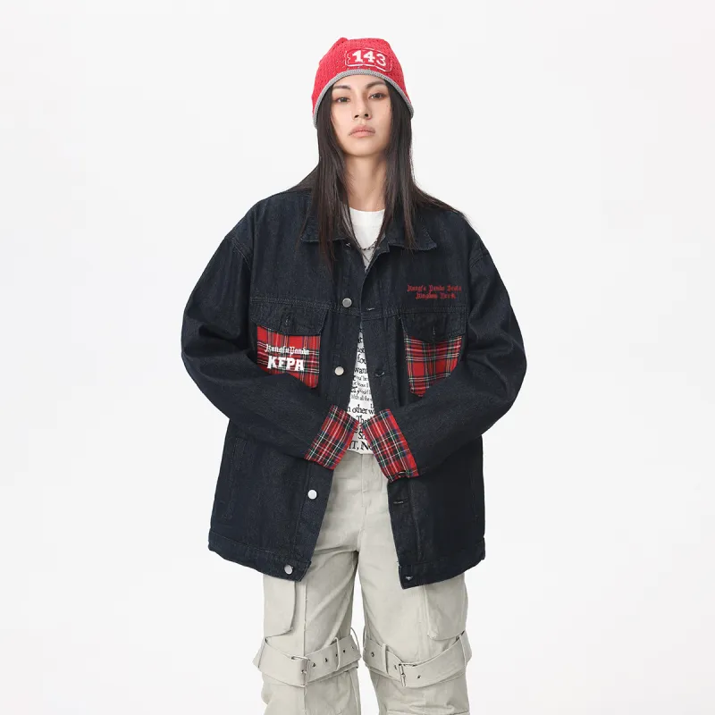 Kung Fu Panda Denim Jacket Unisex Blue-5