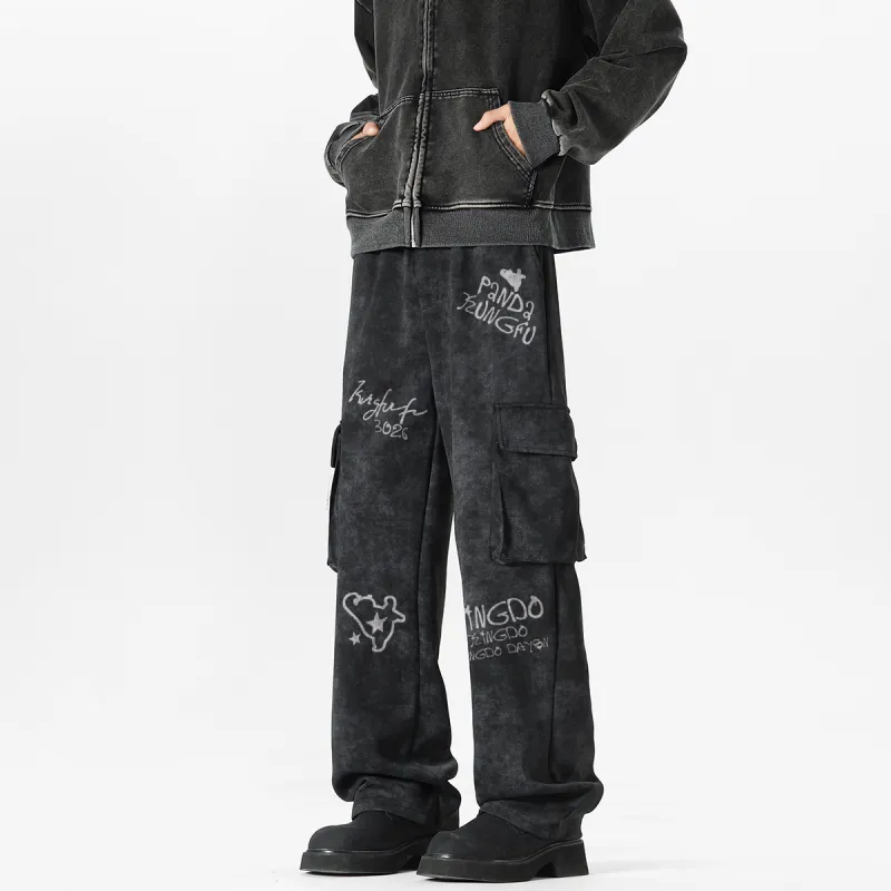 Kung Fu Panda Casual Pants Unisex-10