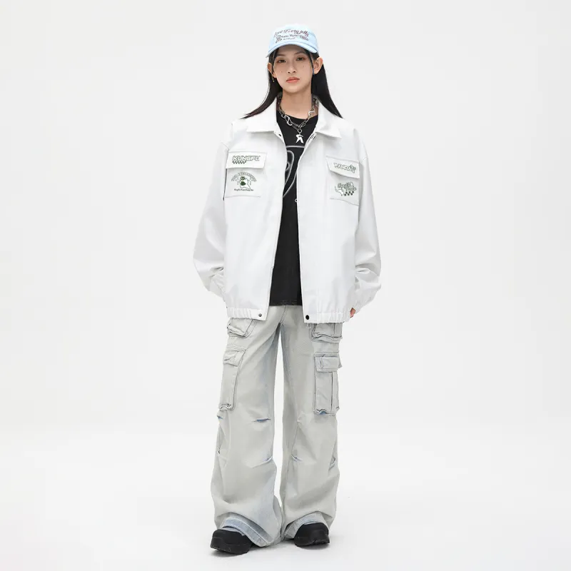 Kung Fu Panda Leather Jacket Unisex-9