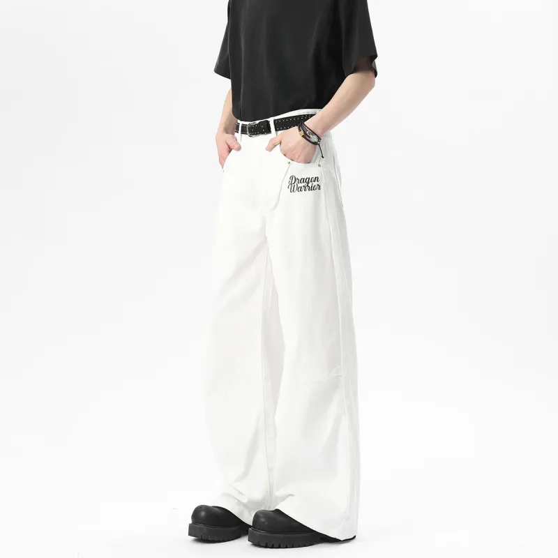Kung Fu Panda Jeans Unisex White-3