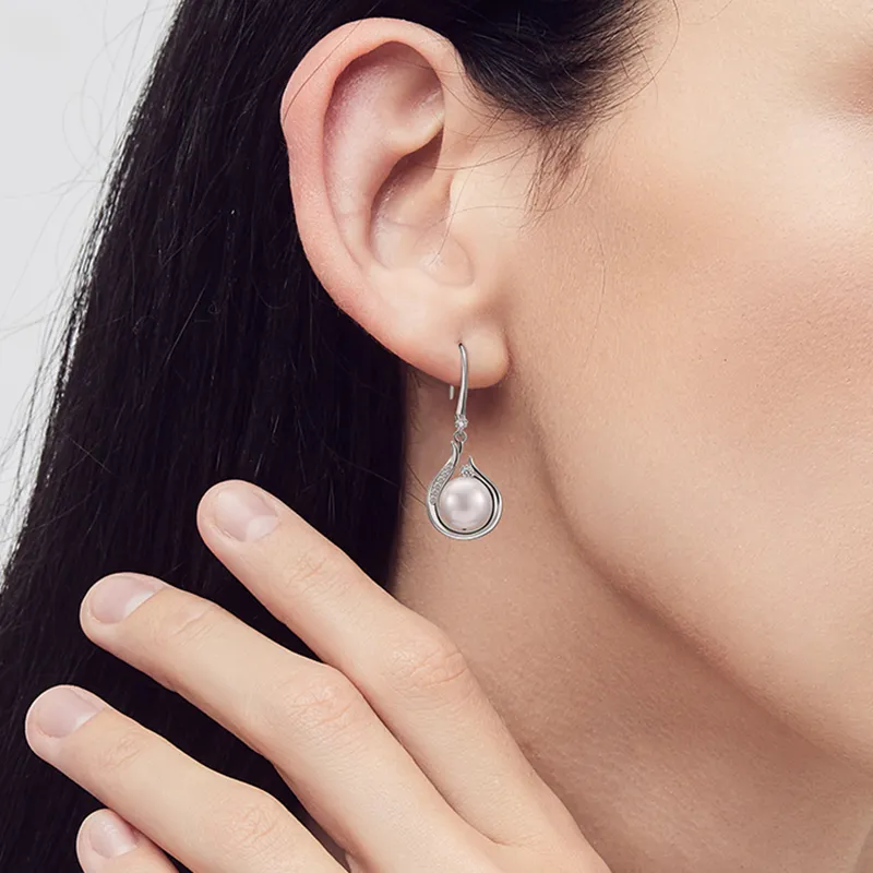 IDOKAWA Freshwater Pearl Stud Earrings Women's-2