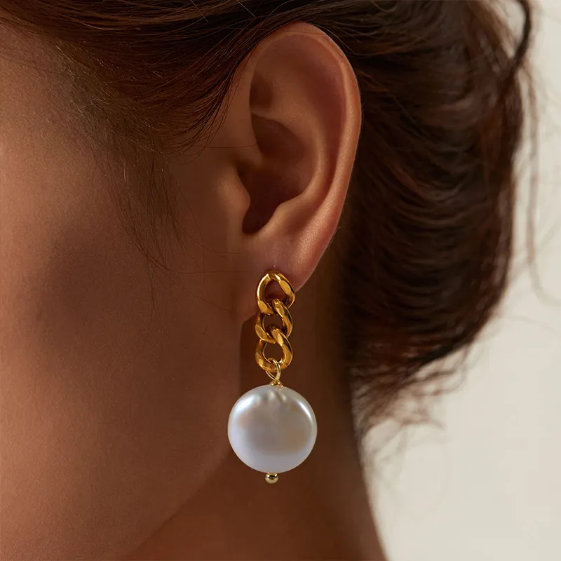 IDOKAWA Pearl Earrings Women's-4