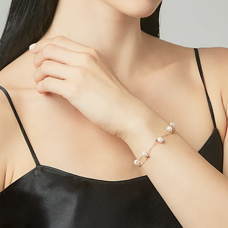 IDOKAWA Freshwater Pearl Bracelets Women's-2