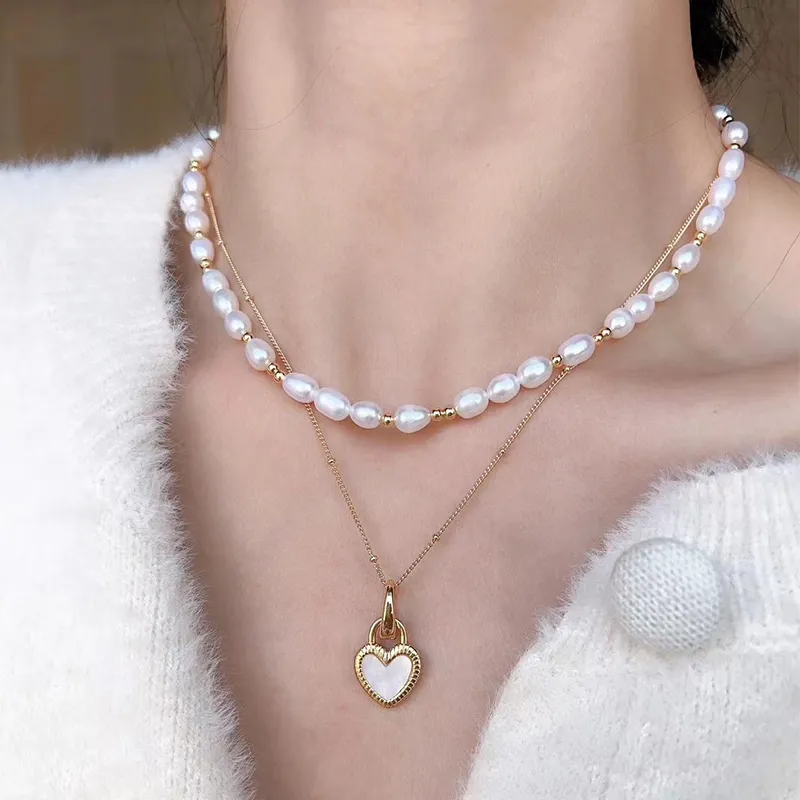 IDOKAWA Freshwater Pearl Necklaces Women's Birthday Box Girlfriend Anniversary Confession And Declaration-1