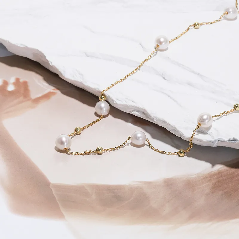 IDOKAWA Freshwater Pearl Necklaces Women's-3