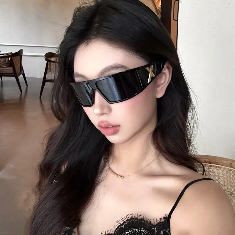 CYXUS PC Irregular Shape Sunglasses Women's-5