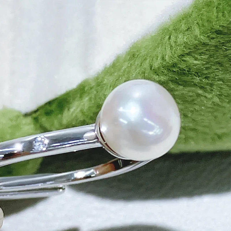 IDOKAWA Freshwater Pearl Rings Unisex Silver-3