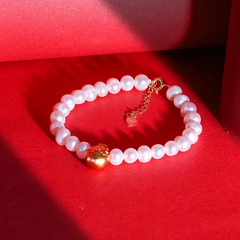 IDOKAWA Freshwater Pearl Bracelets Women's White-3