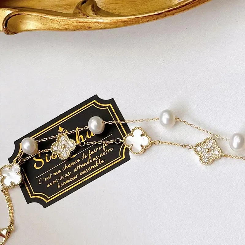 IDOKAWA Freshwater Pearl Bracelets Women's White-4