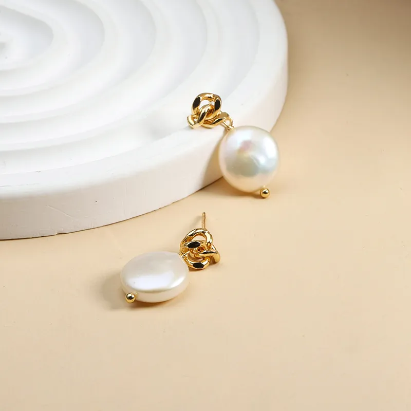 IDOKAWA Pearl Earrings Women's-5